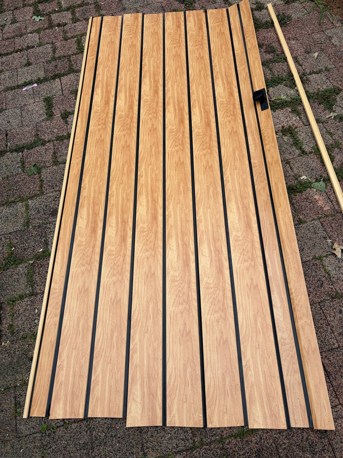 Vouwdeur/harmonica deur 92x209 cm, hoogte inkortbaar, Doe-het-zelf en Verbouw, Deuren en Horren, Zo goed als nieuw, Binnendeur