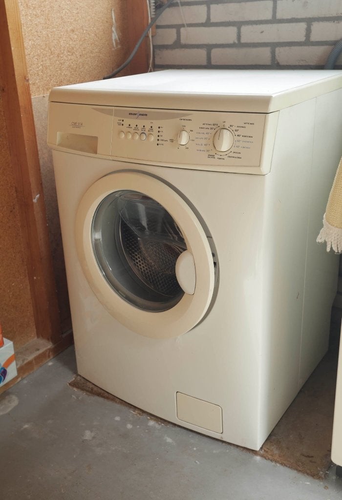 Wasmachine plus droger  30,00 totaal, Ophalen, 1200 tot 1600 toeren, Gebruikt, 4 tot 6 kg