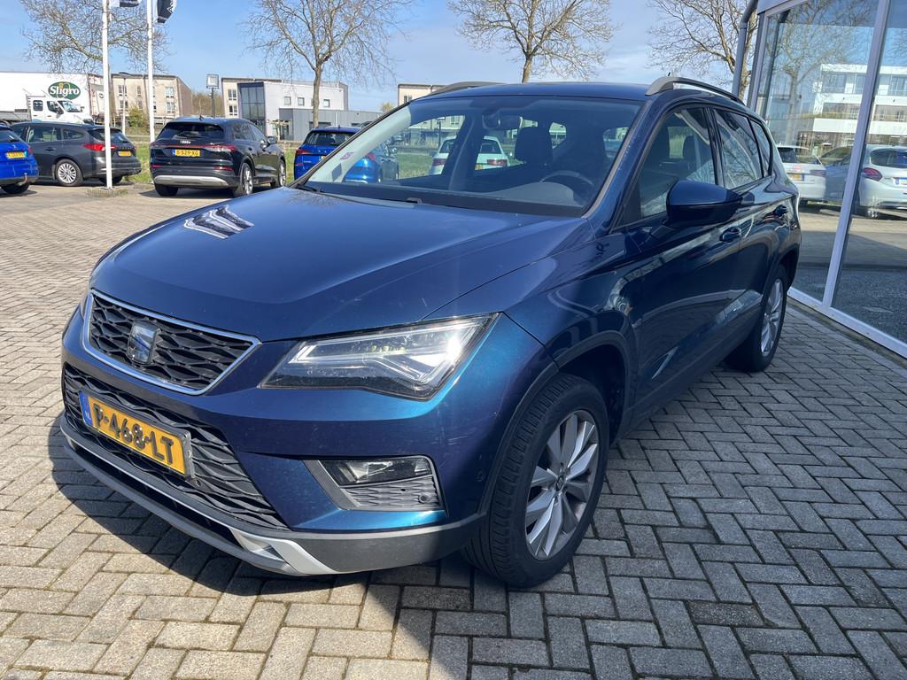 SEAT Ateca 1.0 EcoTSI Style Led / Lmv / Pdc / Clima / Elec t, Auto's, Seat, Voorwielaandrijving, Gebruikt, Euro 6, Blauw