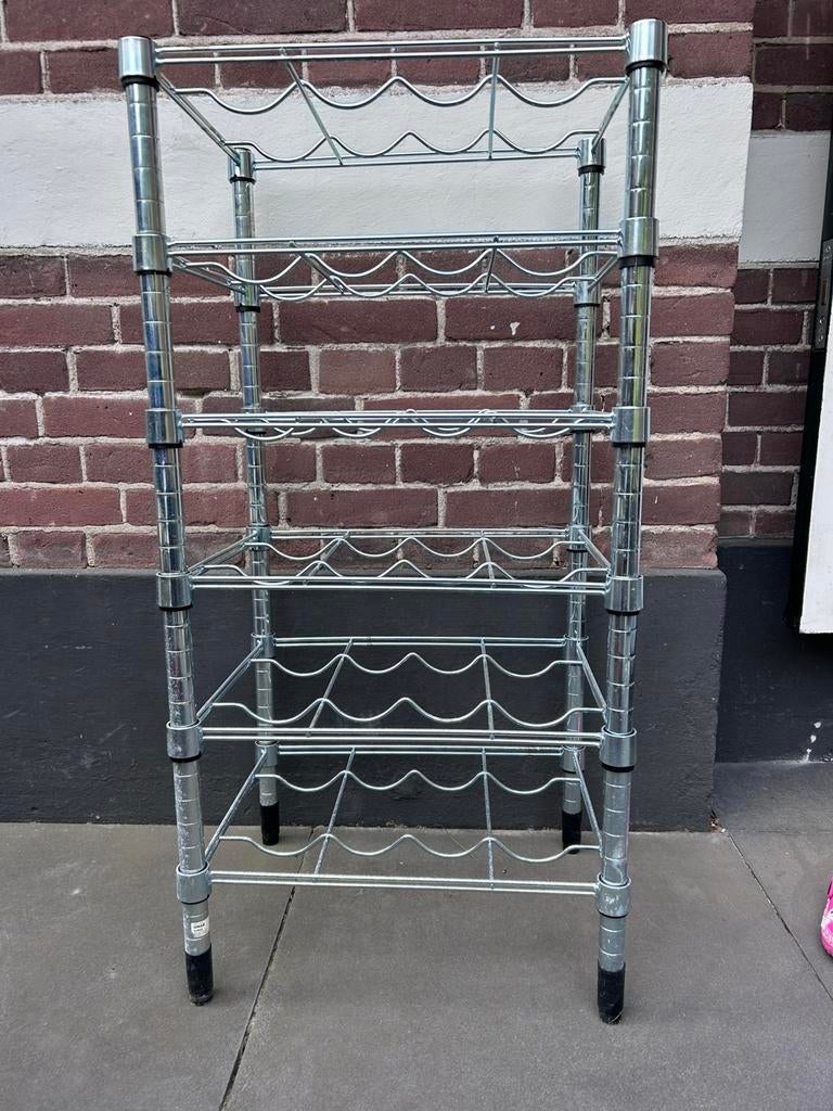 Omar ikea wijnrek, Ophalen, Zo goed als nieuw, Metaal, Minder dan 50 cm