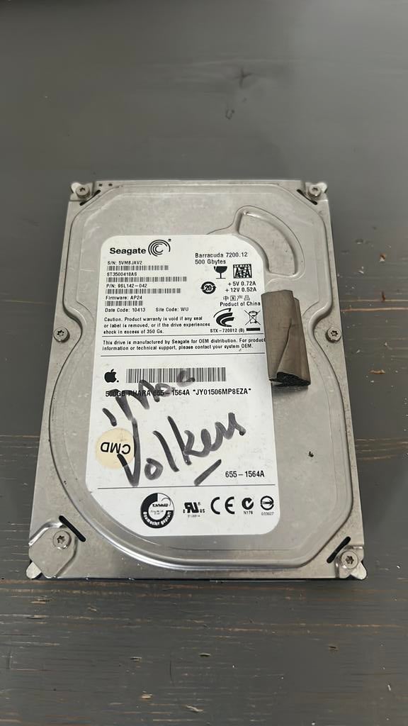 Seagate Barracuda 7200.12 interne harde schijf 3,5 inch, Computers en Software, Harde schijven, Zo goed als nieuw, Desktop, Ophalen of Verzenden