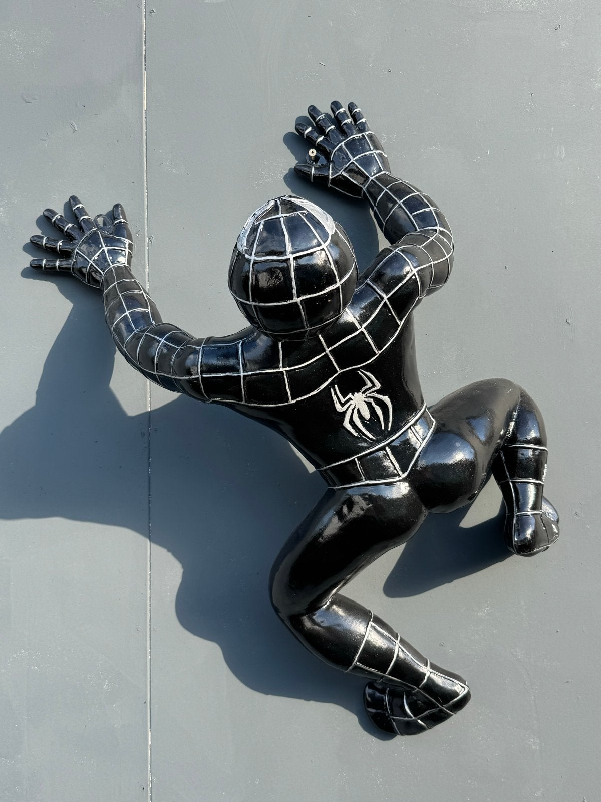 Unieke Spiderman Wanddecoratie - Zwart/Zilver, Ophalen, Gebruikt, Fantasy