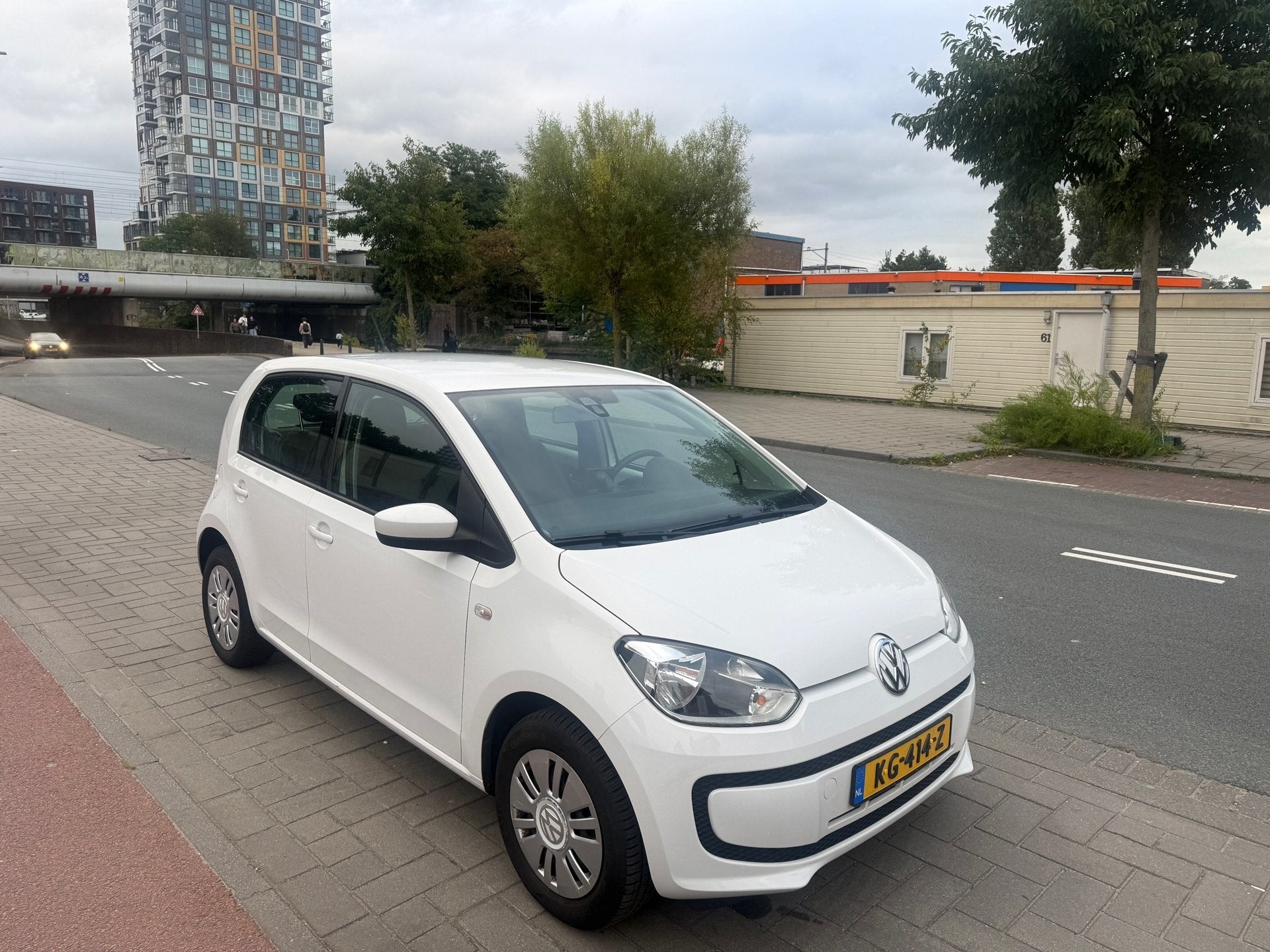 Volkswagen Up! 1.0 move up! BlueMotion N.A.P CNG/Benzine, Auto's, Voorwielaandrijving, Stof, CNG (Aardgas), 4 stoelen