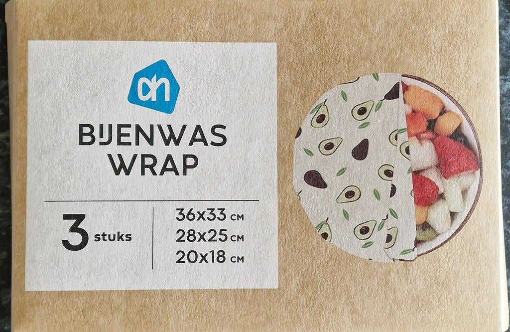 Albert Heijn Bijenwas Wrap - 3 stuks nieuw, Overige typen, Nieuw, Ophalen of Verzenden, Natuurlijk materiaal