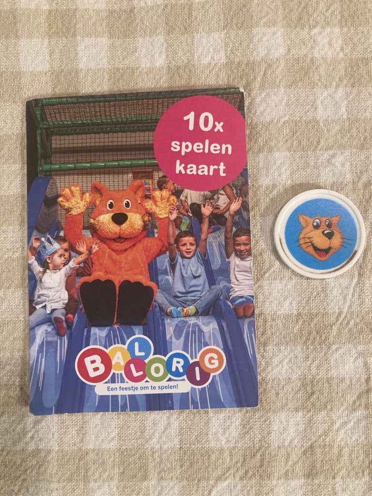 Ballorig ticket x4 + coffee coin, Twee personen, Ticket of Toegangskaart