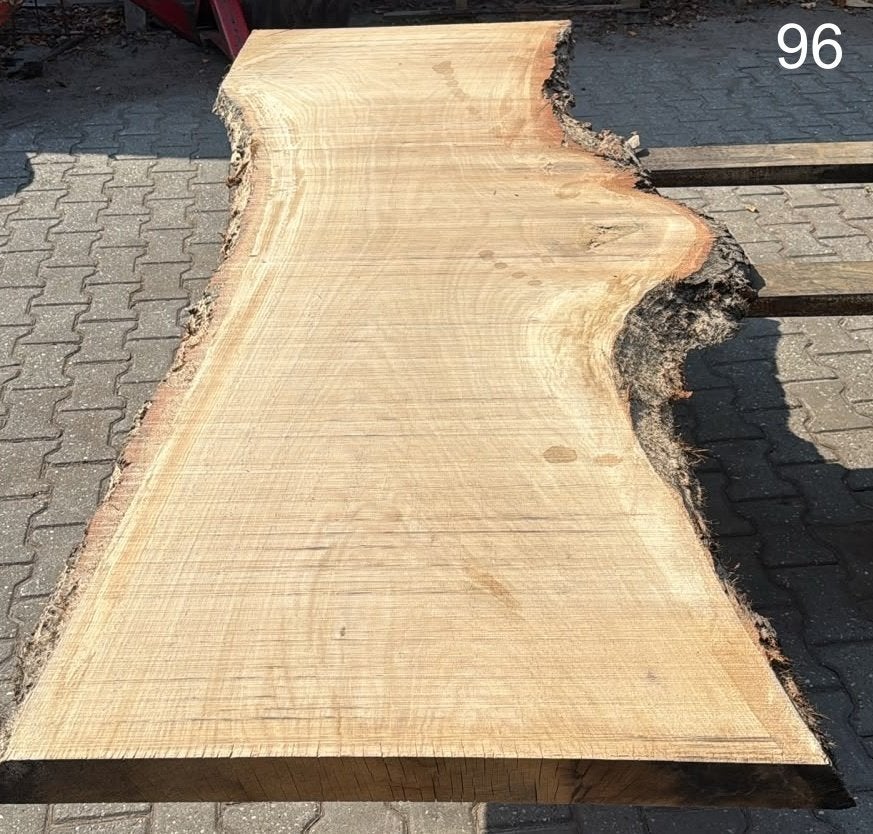 Schaaldeel, eiken, tuintafel blad, boomstamtafel eik massief, Ophalen of Verzenden, Nieuw, Rechthoekig, Hout
