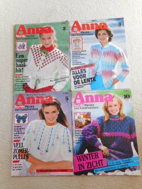 13 x anna samen voor € 13,00, Ophalen of Verzenden, Gebruikt, Breien of Haken, Patroon of Boek