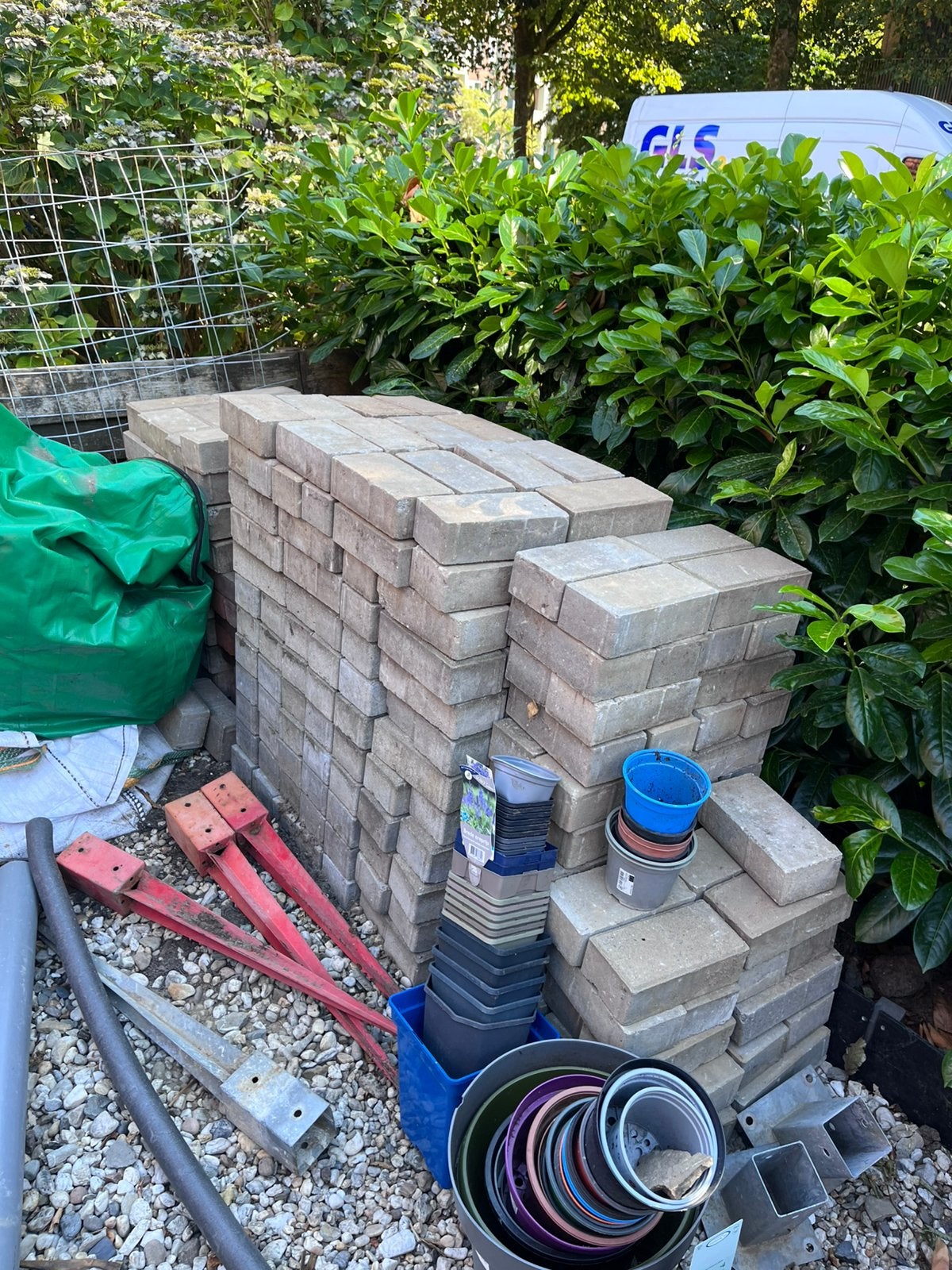 Bakstenen, Ophalen, Zo goed als nieuw, Beton, Klinkers
