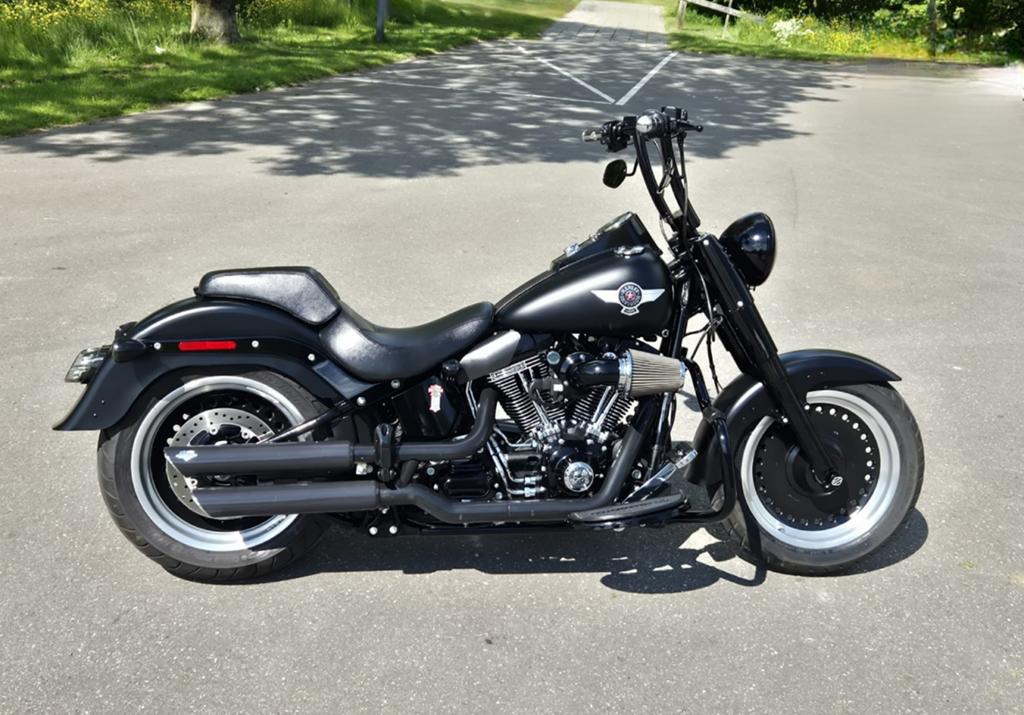 Harley-Davidson FLSTFBS FAT BOY S 110 inch. Screaming Eagle, 2 cilinders, Chopper, Sportuitlaat, Particulier