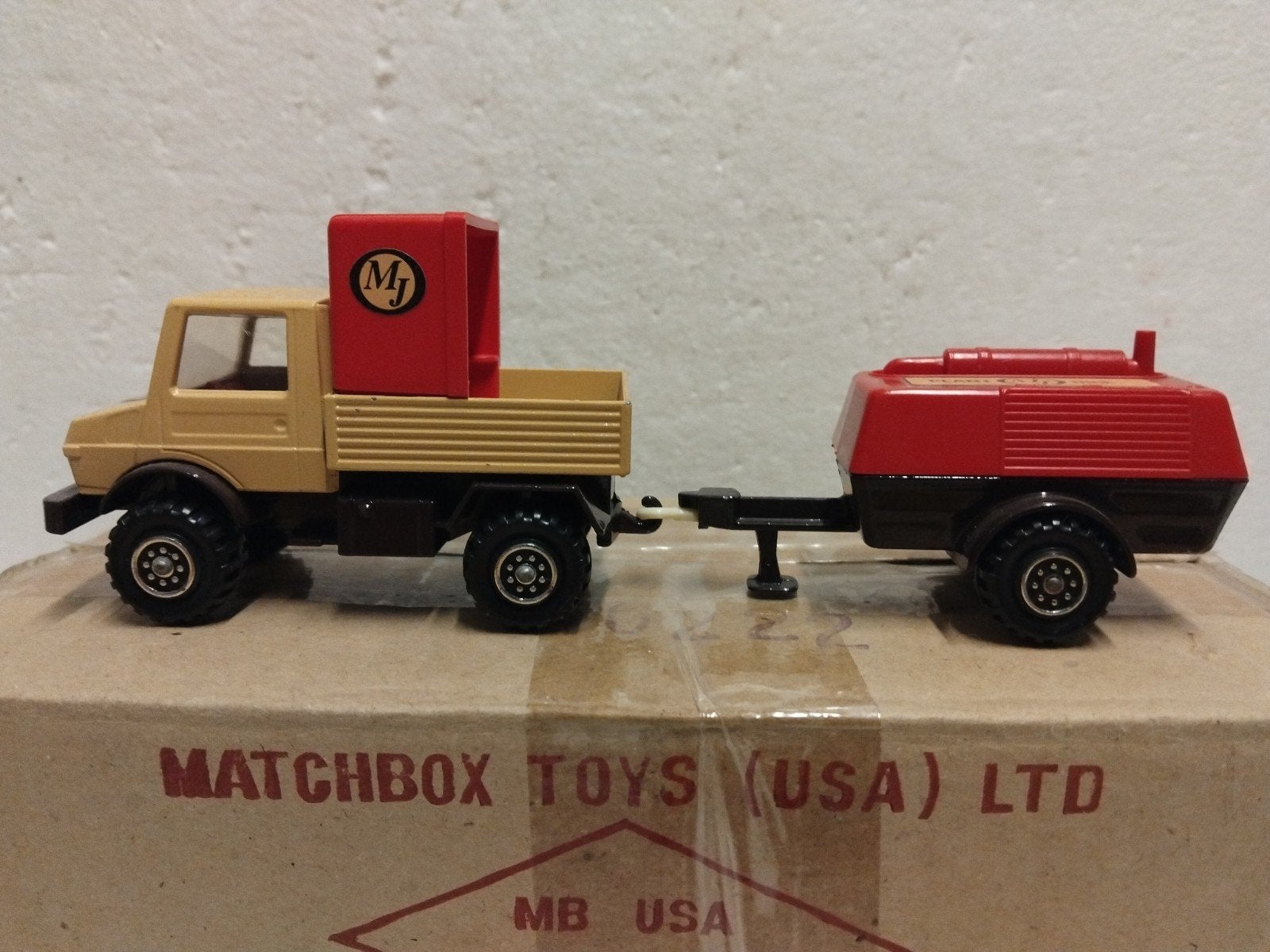 1978 Matchbox Superkings K30 Mercedes Benz Unimog Trailer, Ophalen of Verzenden, Zo goed als nieuw, Bus of Vrachtwagen