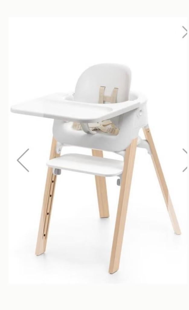 Stokke steps met babyset, Kinderen en Baby's, Ophalen, Zo goed als nieuw, Meegroeistoel, Gordel(s)