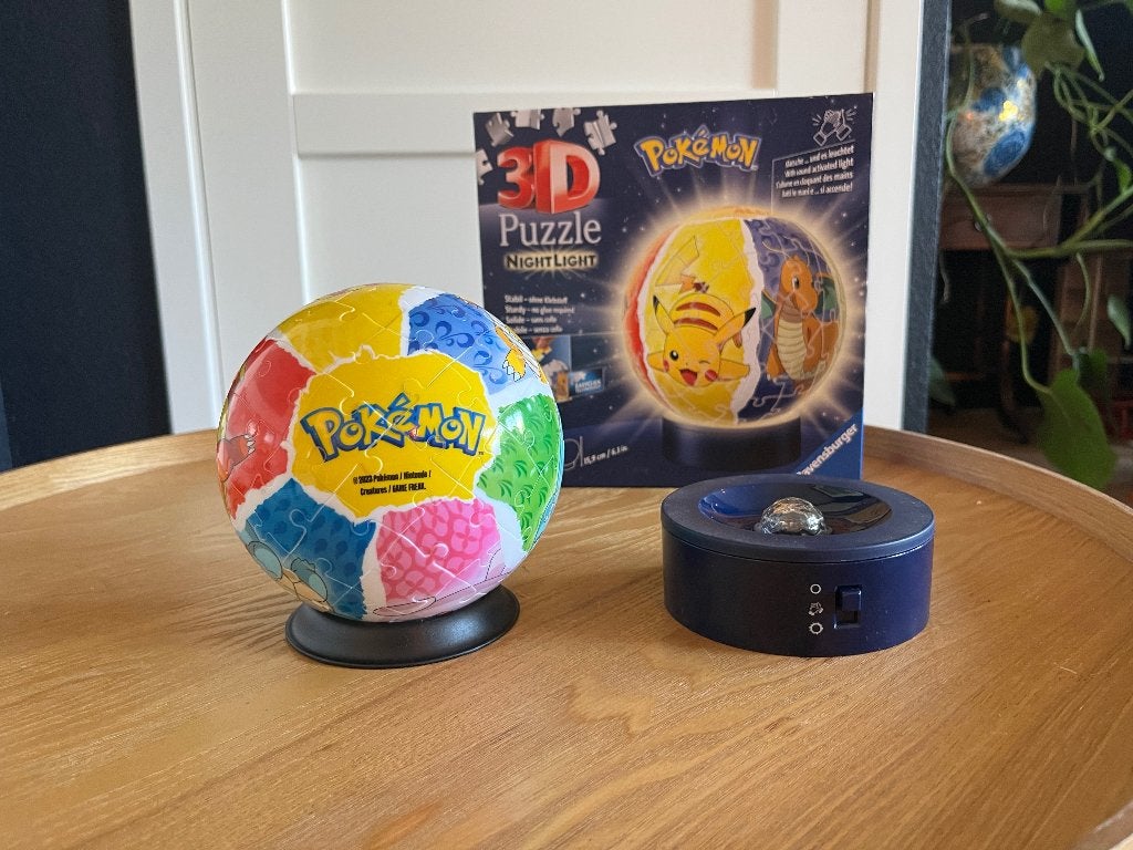Pokemon 3D puzzel Nightlight, Ophalen, Minder dan 500 stukjes, Zo goed als nieuw, Rubik's of 3D-puzzel