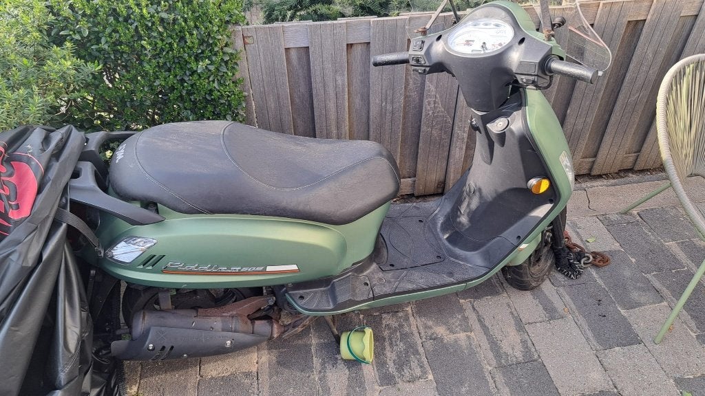 Scooter Sym Fiddle 2, Fietsen en Brommers, Ophalen, Gebruikt, 49 cc, Benzine