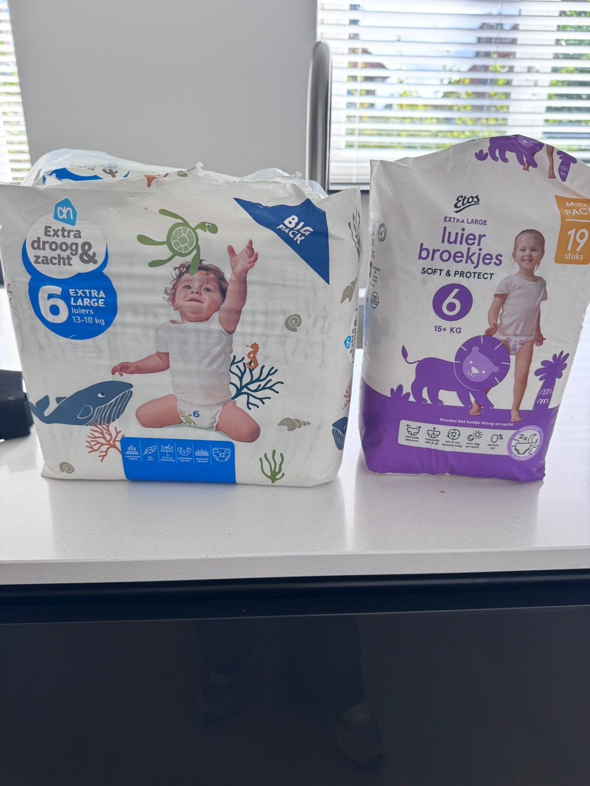 31 Luiers en 19 luierbroekjes maat 6, Diversen, Ophalen