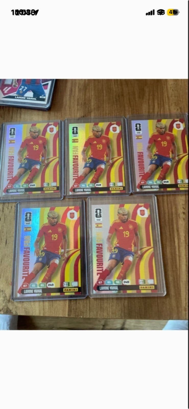 Lamine Yamal Panini Adrenalyn XL Voetbal Kaarten, Ophalen of Verzenden, Zo goed als nieuw, Buitenlandse clubs, Spelerskaart