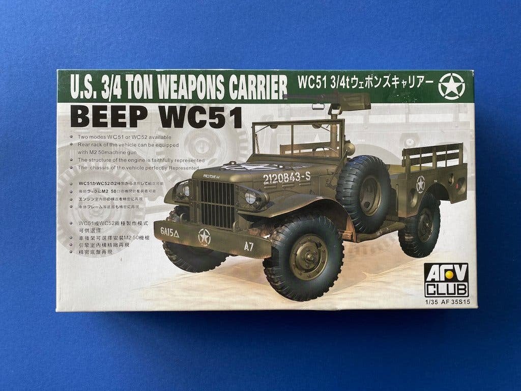 AFV Club	AF35S15	WC-51 "BEEP"	1/35, Overige merken, Tank, Verzenden, 1:32 tot 1:50