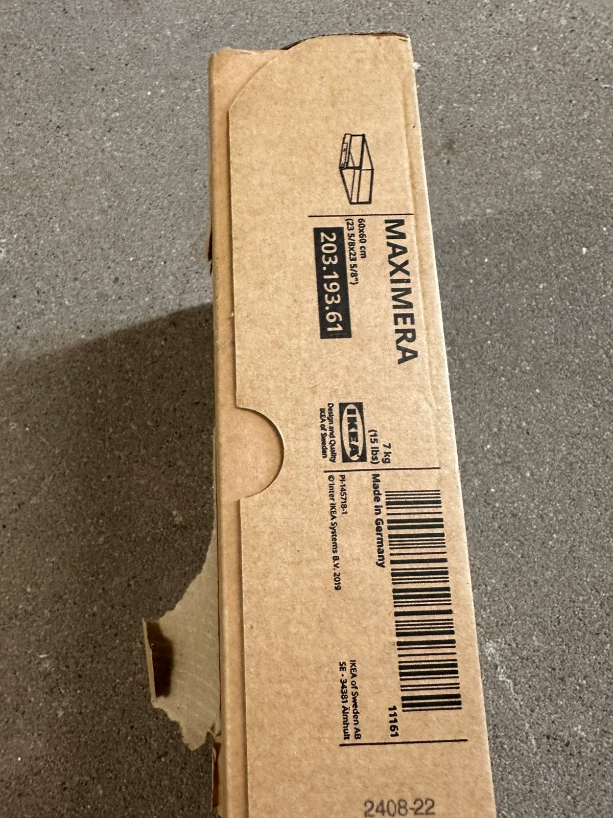 IKEA MAXIMERA hoge lade 60x60 cm – nieuw in doos, Ophalen of Verzenden, Zo goed als nieuw