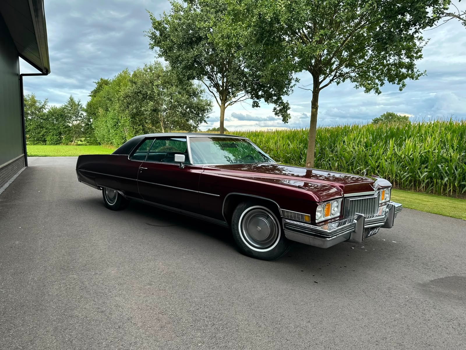 Cadillac Coupe de Ville 7.7 AUT 1973 Rood, Auto's, Automaat, 8 cilinders, 190 pk, Coupe de Ville
