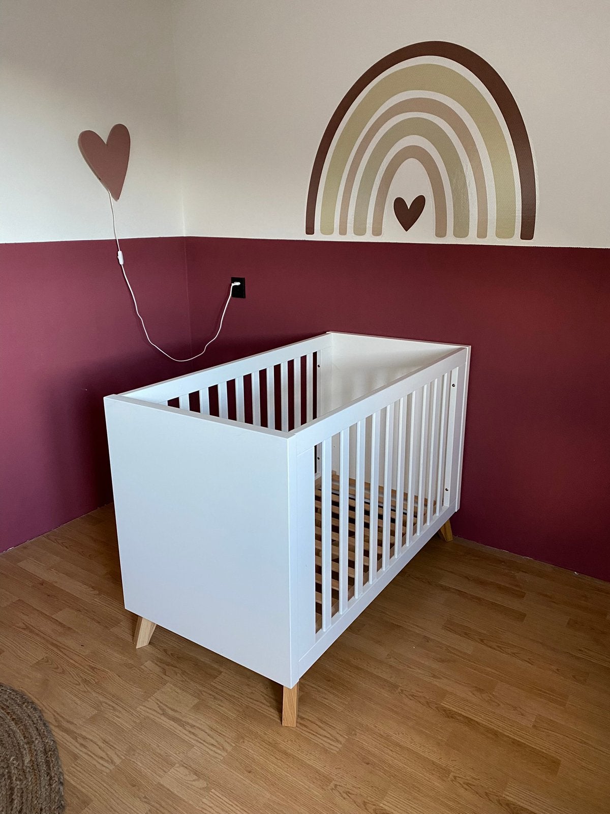 Bopita babykamer set compleet. Ledikant/commode/kast, Ophalen of Verzenden, Zo goed als nieuw, Ledikant
