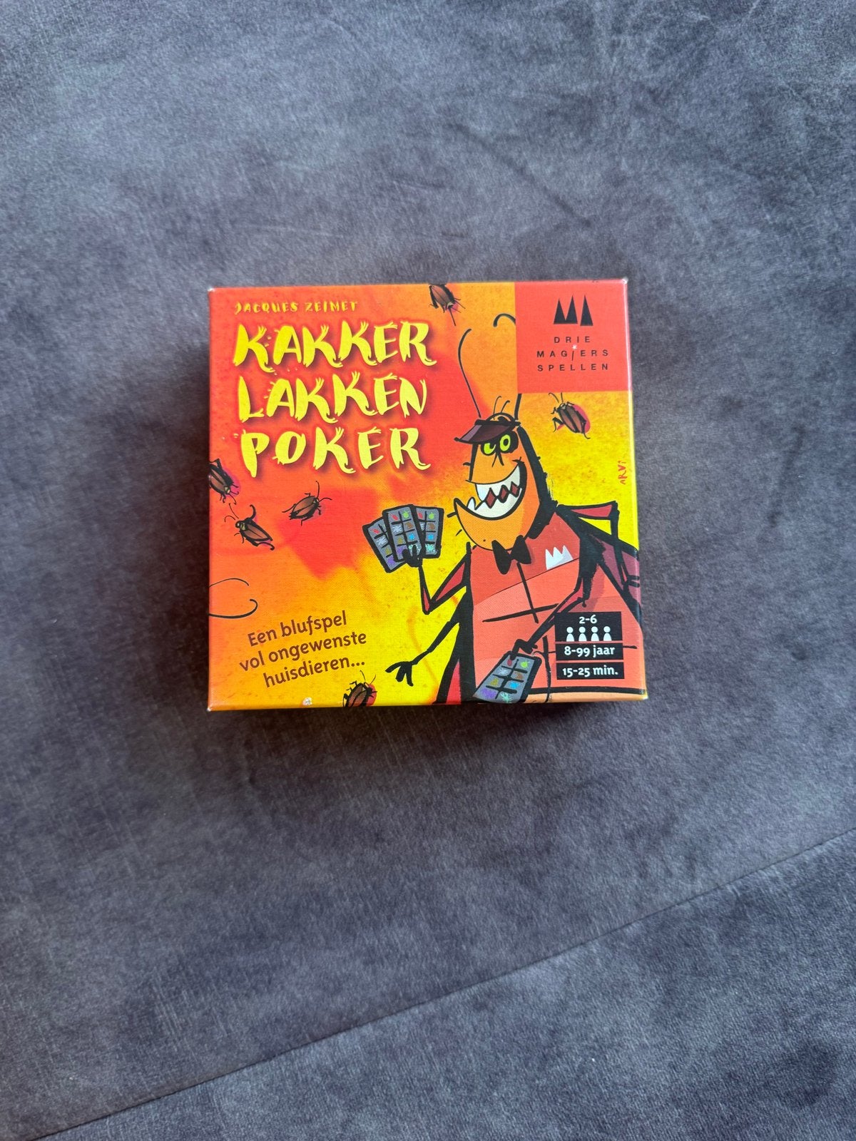Kakkerlakken Poker - Blufspel voor het hele gezin, Drie of vier spelers, Ophalen of Verzenden, Zo goed als nieuw