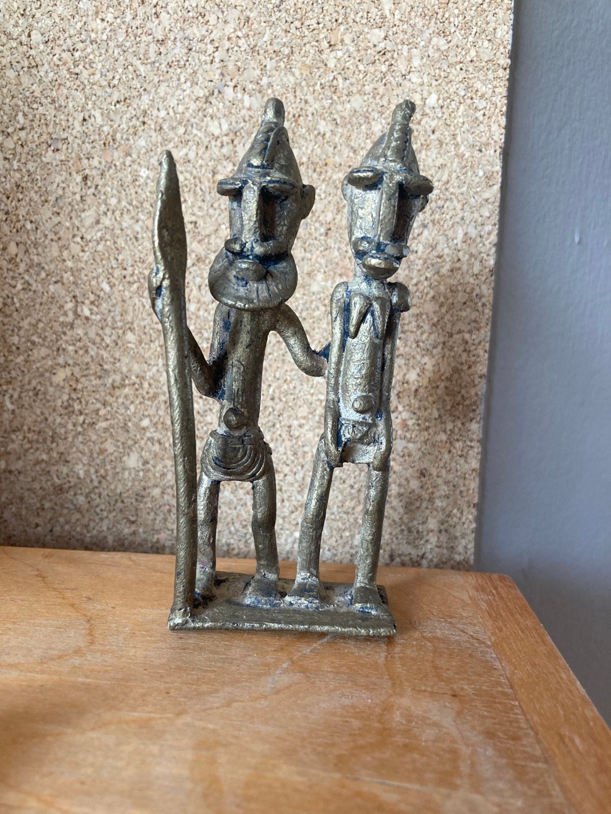 Afrikaans bronzen beeldje, Antiek en Kunst, Ophalen of Verzenden