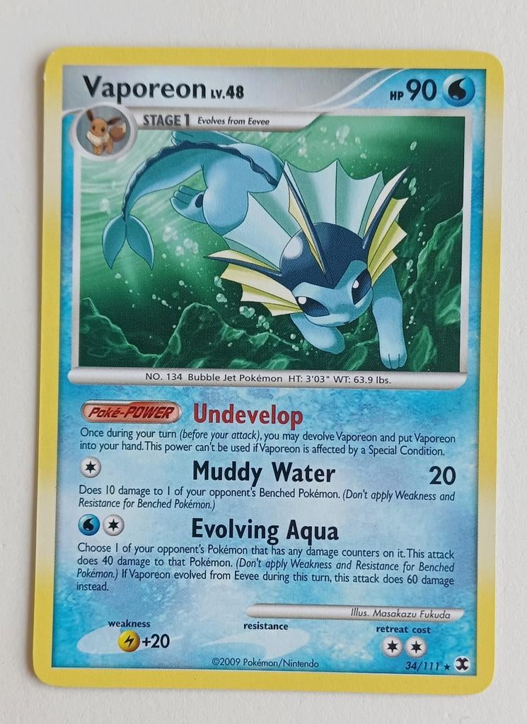 Pokémon Rising Rivals 34/111, Ophalen of Verzenden, Zo goed als nieuw