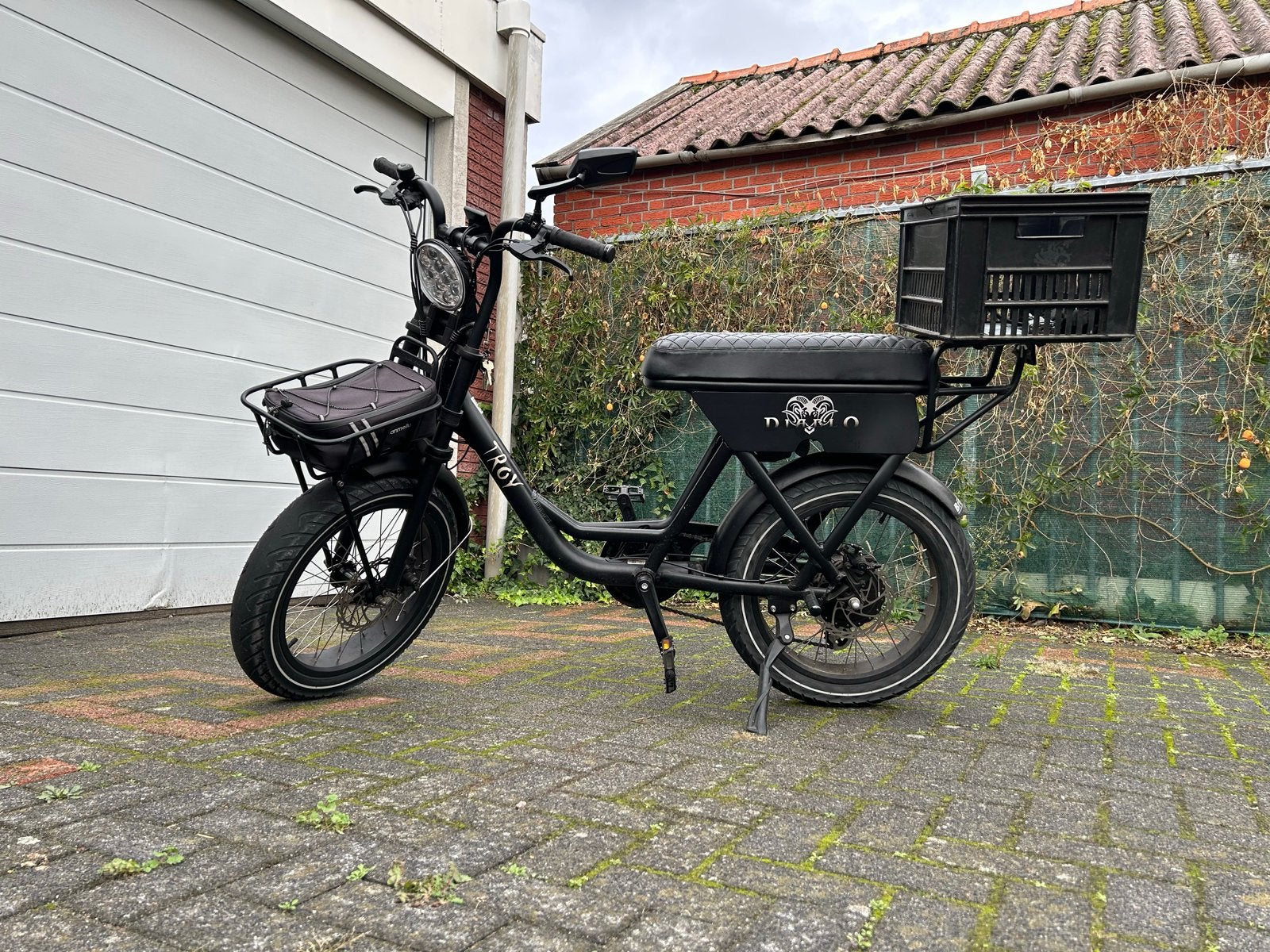 Fatbike Troy Diablo met extra accu, Ophalen, Gebruikt, 50 km per accu of meer, Overige merken