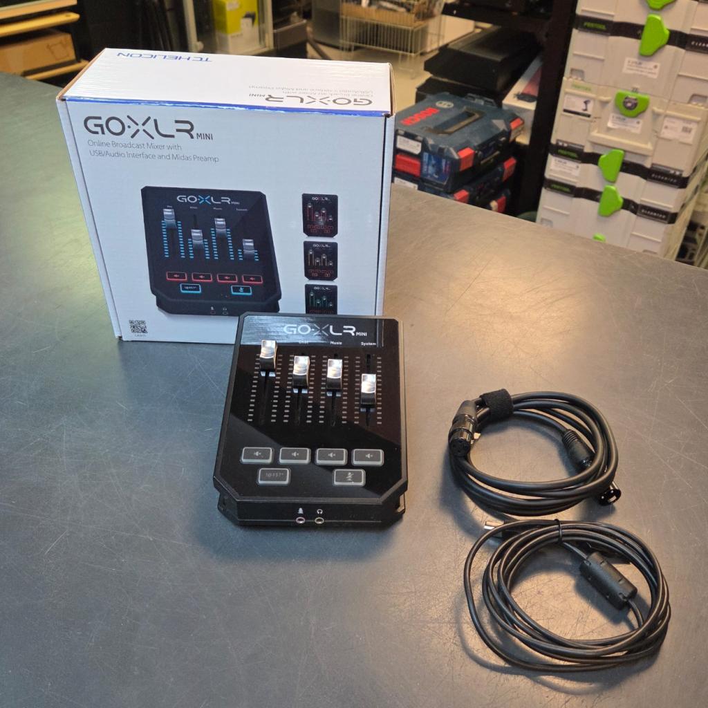 Tc Helicon GO XLR Mini | nieuwstaat | nwpr 229 euro, Flex Ltd., Zo goed als nieuw, https://flex.com/contact-us, Nobelstraat 10, 5807 GA Oostrum LB, Limburg, Nederland