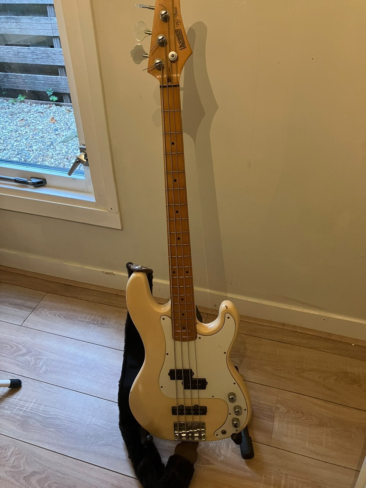 Hohner P-Bass, wit/creme, vintage, Ophalen, Gebruikt, Elektrisch