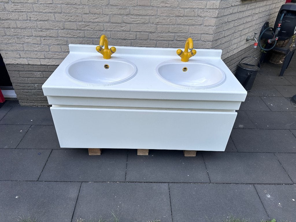 Vintage badkamermeubel (van Alape 1994), Huis en Inrichting, Badkamer | Badkamermeubels, Ophalen, Gebruikt, 100 tot 150 cm, 50 tot 100 cm