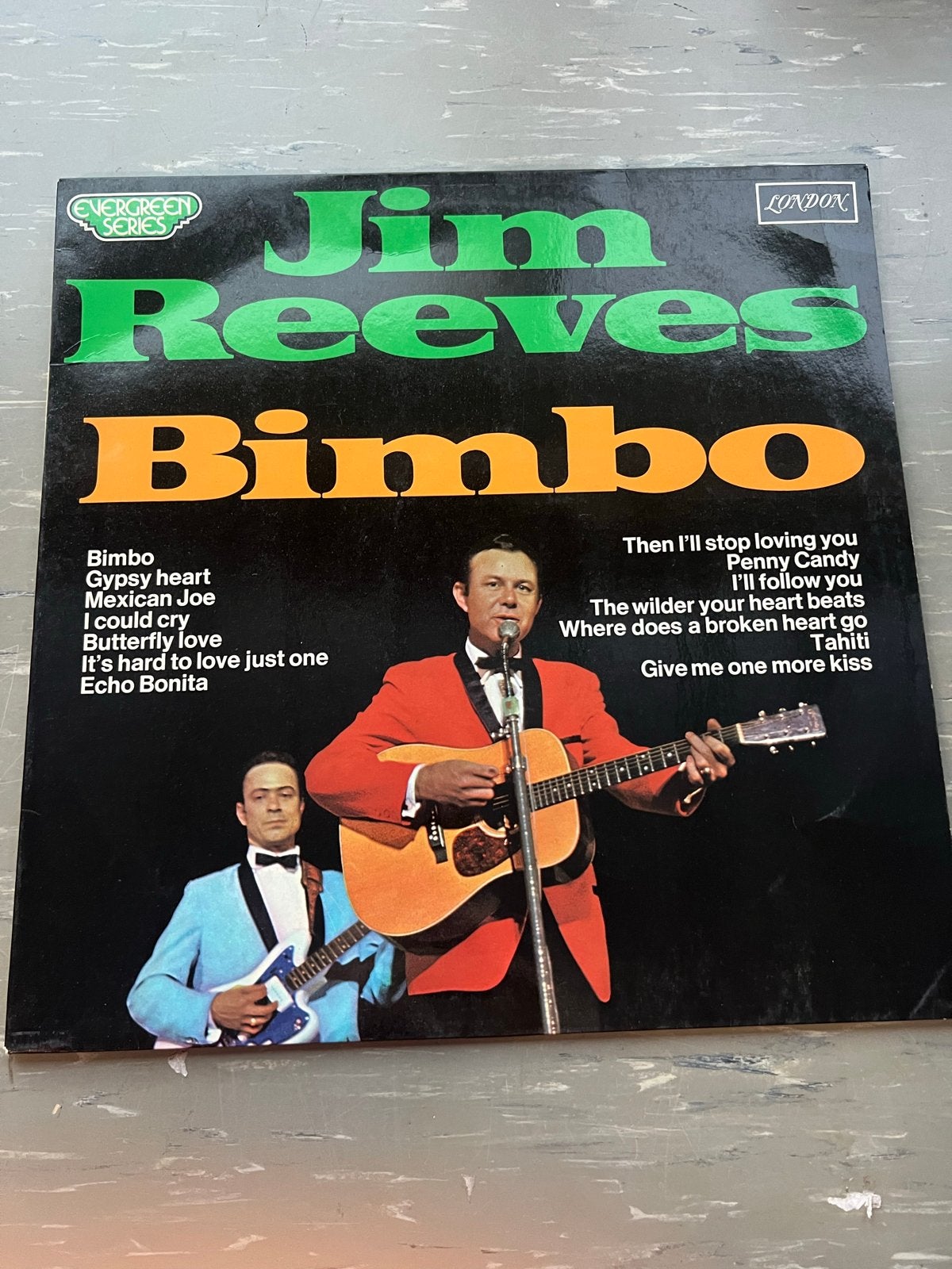 Jim Reeves - Bimbo LP (Evergreen Series, London), LP, Gebruikt, Overige genres, Ophalen of Verzenden