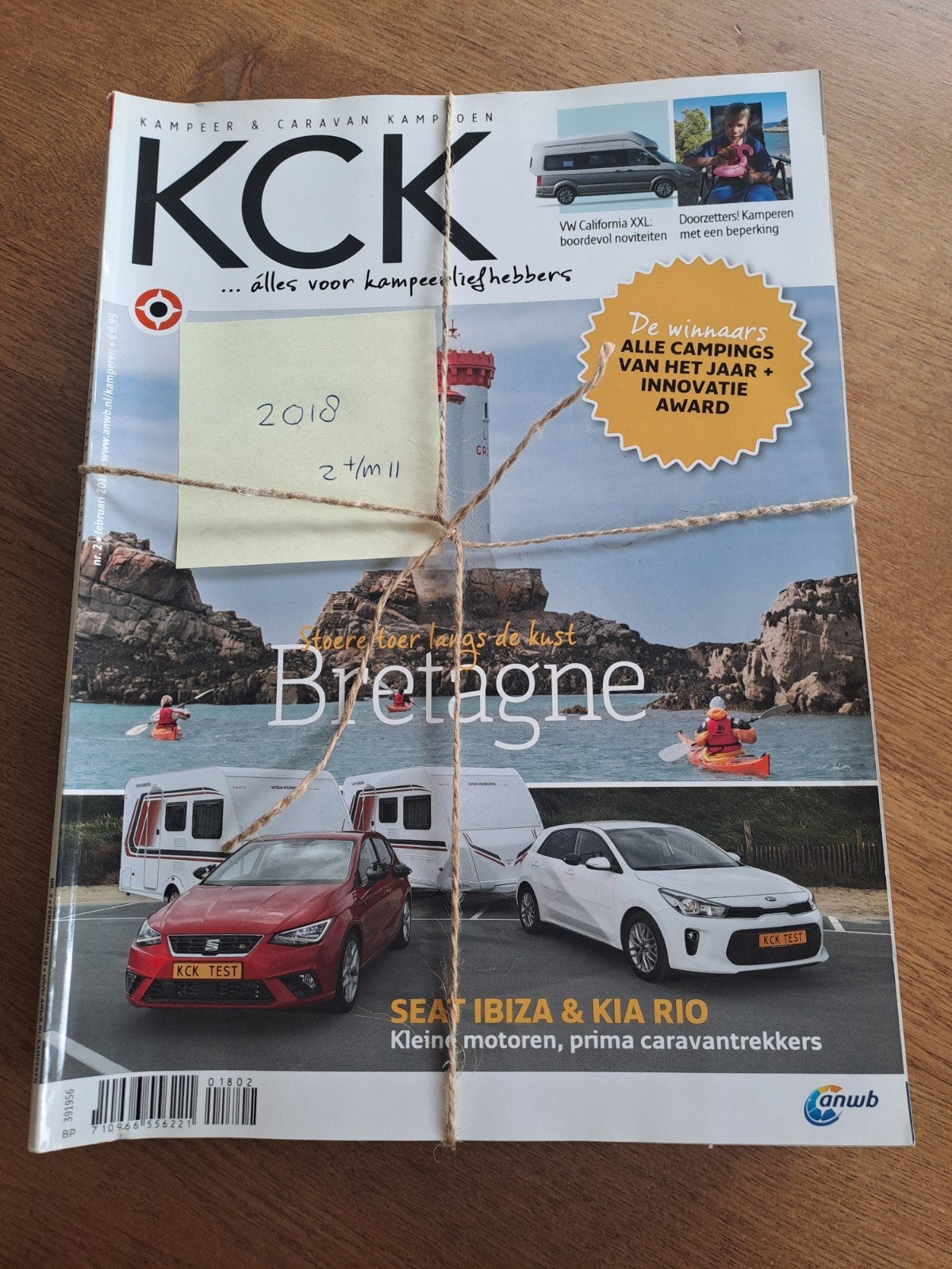 KCK Kampeer & Caravan Kampioen tijdschriften 2018, Ophalen of Verzenden, Gelezen