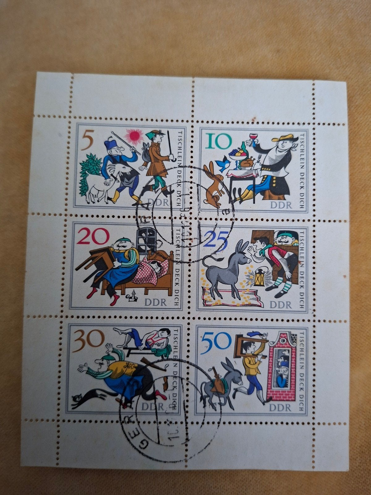 ddr, Postzegels en Munten, Ophalen of Verzenden, DDR, Gestempeld