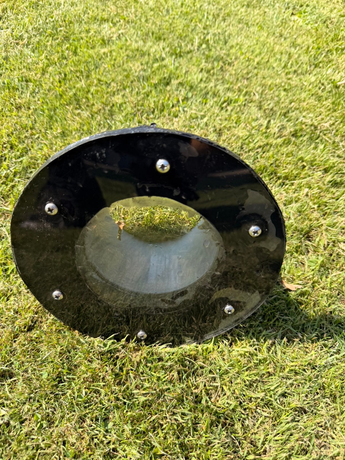 110mm wand doorvoer met transperante “glas” tbv bijv. lamp, Ophalen of Verzenden, Gebruikt, Overige typen