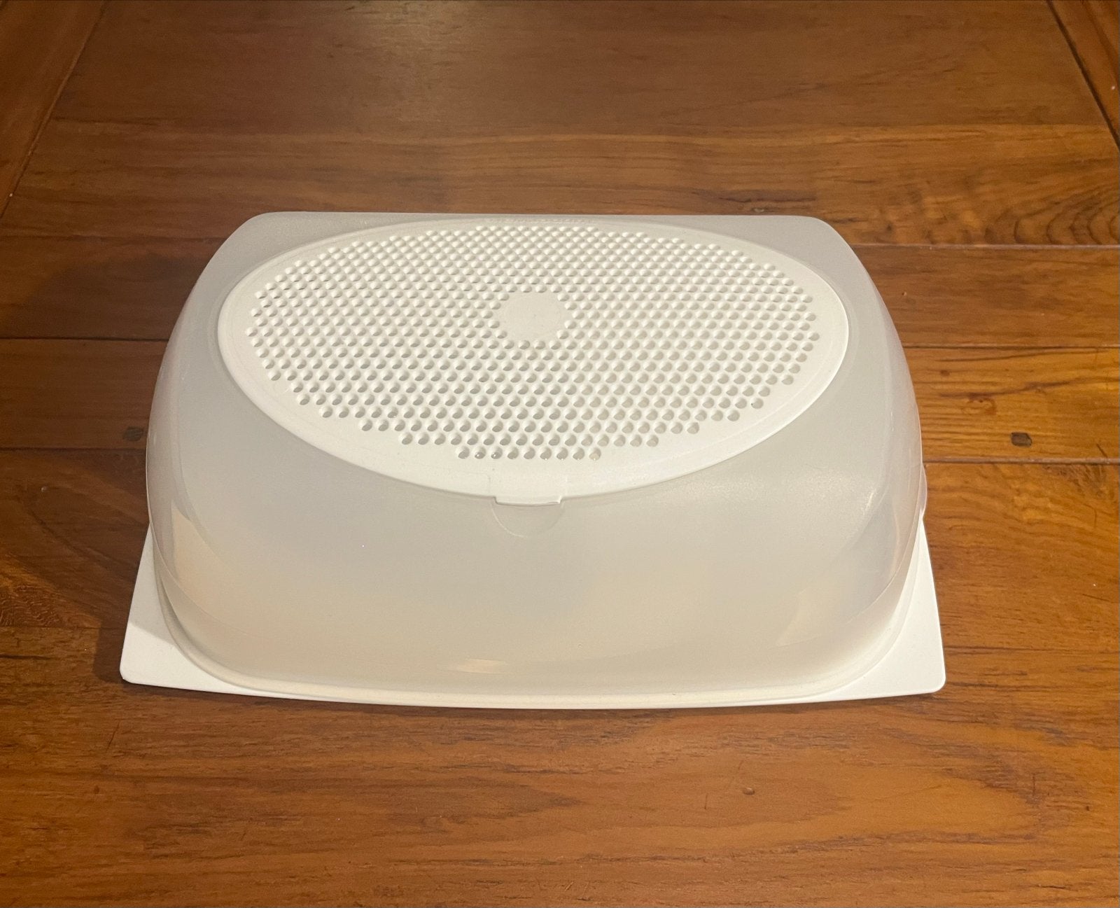 Tupperware kaasdoos  - Wit/Transparant, Huis en Inrichting, Keuken | Tupperware, Wit, Overige typen, Ophalen of Verzenden, Zo goed als nieuw