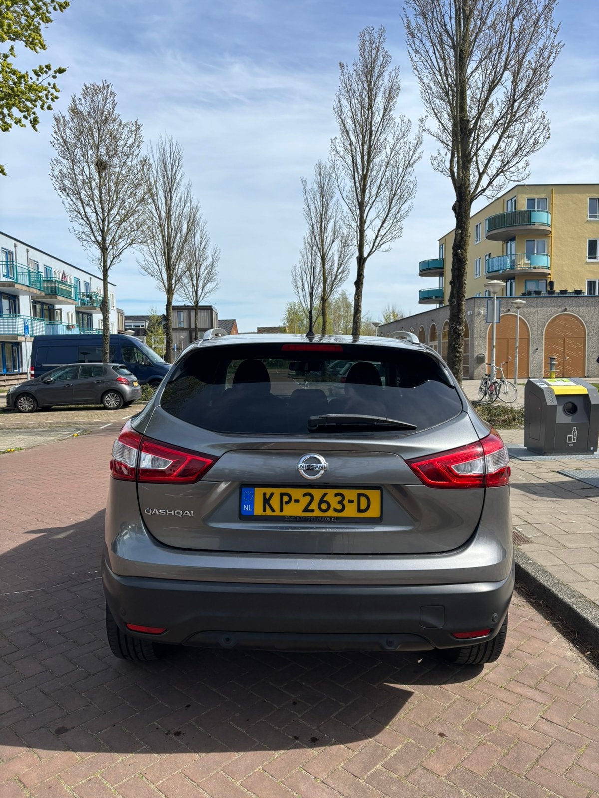 Nissan Qashqai 1.2 Dig-t 85KW 2WD CVT 2016 Grijs, Auto's, Automaat, 680 kg, 4 cilinders, Particulier
