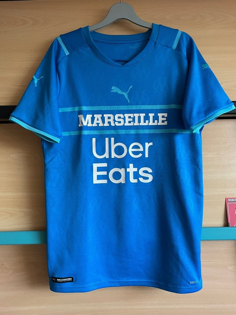 Olympique Marseille Puma Voetbalshirt Maat XS Blauw, Puma, Blauw, Ophalen of Verzenden, Zo goed als nieuw