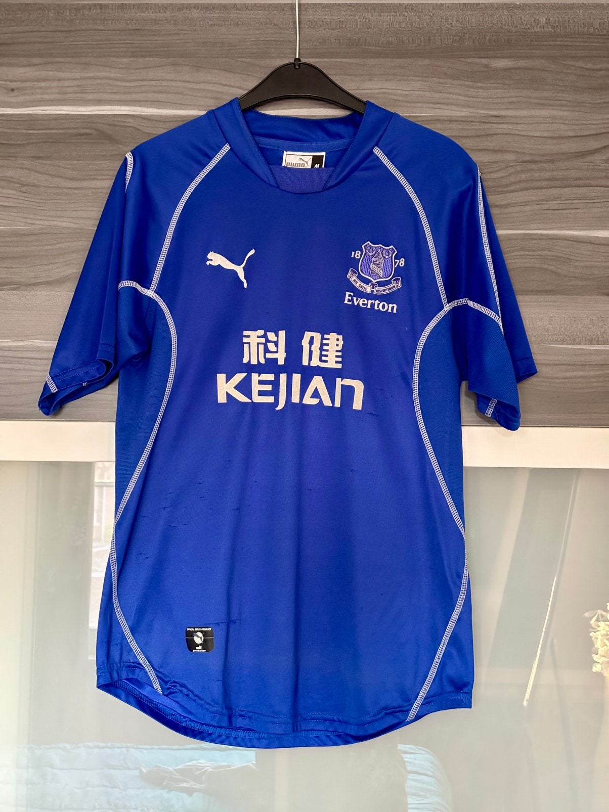 Everton thuisshirt 2002-2003 (M), Maat M, Ophalen of Verzenden, Shirt