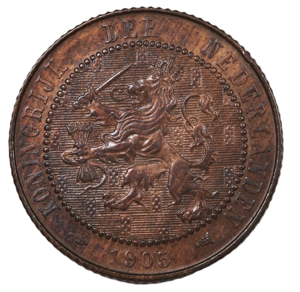 2,5 cent 1905. Pr., Postzegels en Munten, Munten | Nederland, Ophalen of Verzenden, Koningin Wilhelmina, Overige waardes, Losse munt