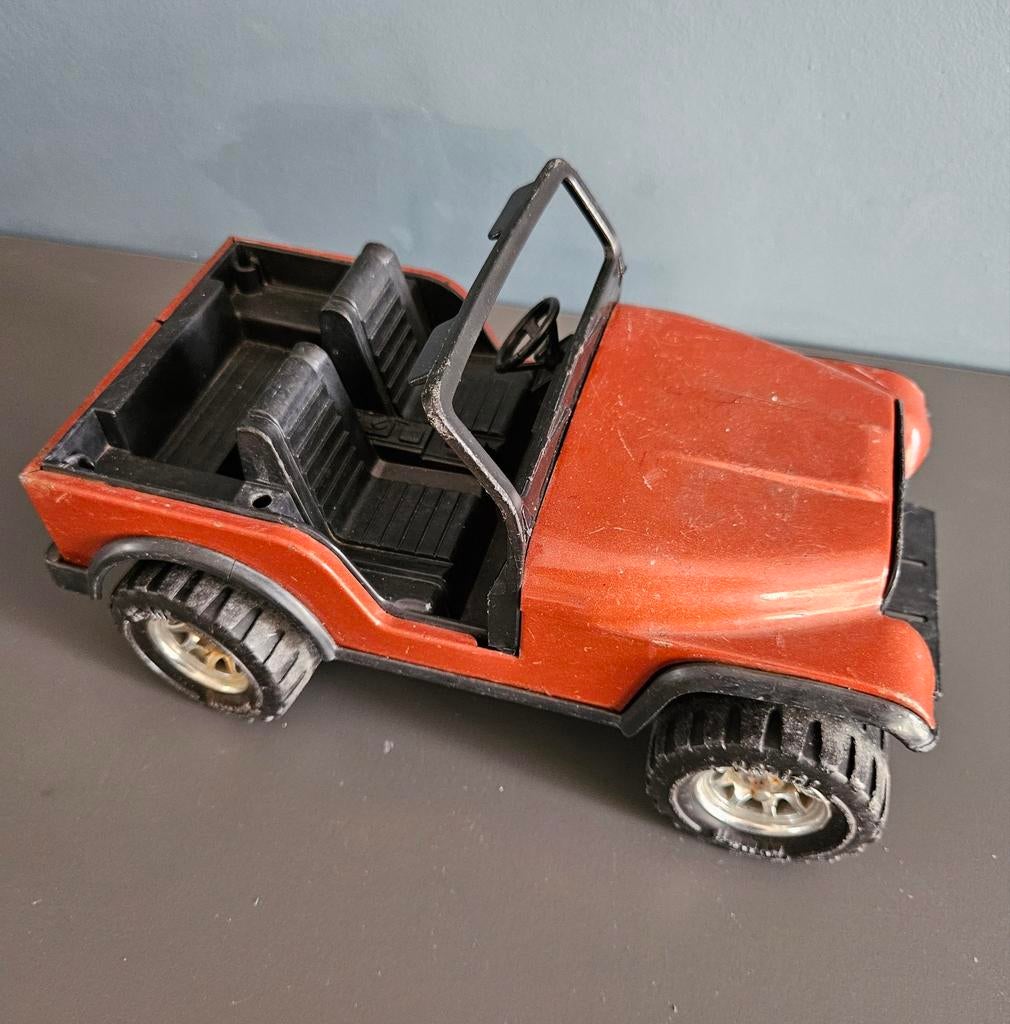 Vintage Speelgoed Jeep - Oranje, Ophalen of Verzenden, Gebruikt