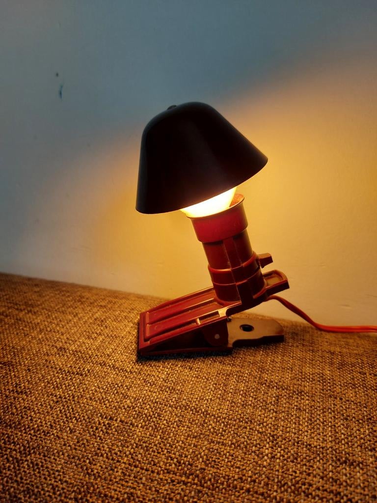 Jaren '50 Bakelieten Klemlamp - Vintage Design, Ophalen of Verzenden