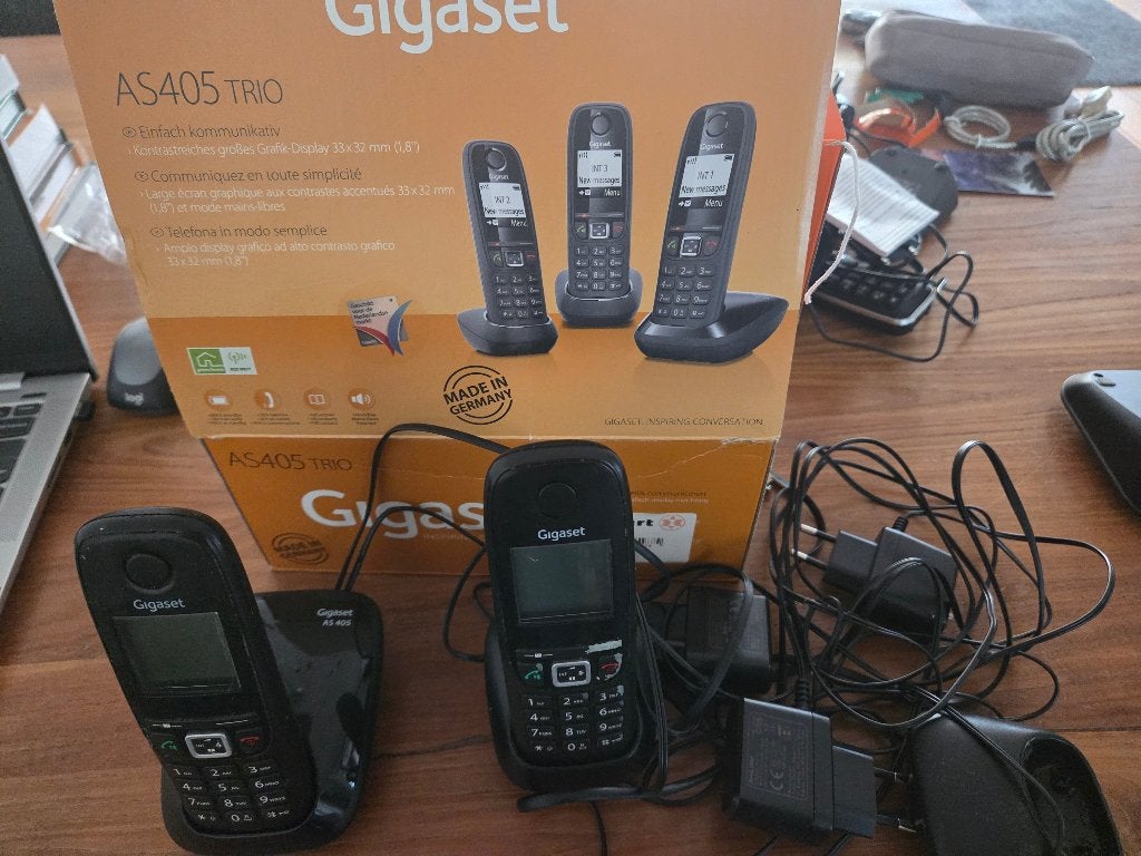 Gigaset draadloze telefoonset, Ophalen, Gebruikt, 2 handsets