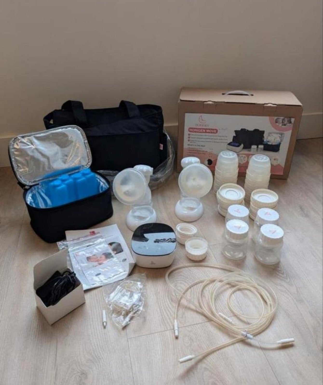 Horigen Grace dubbelzijdige borstkolf set + extra's, Ophalen, Gebruikt
