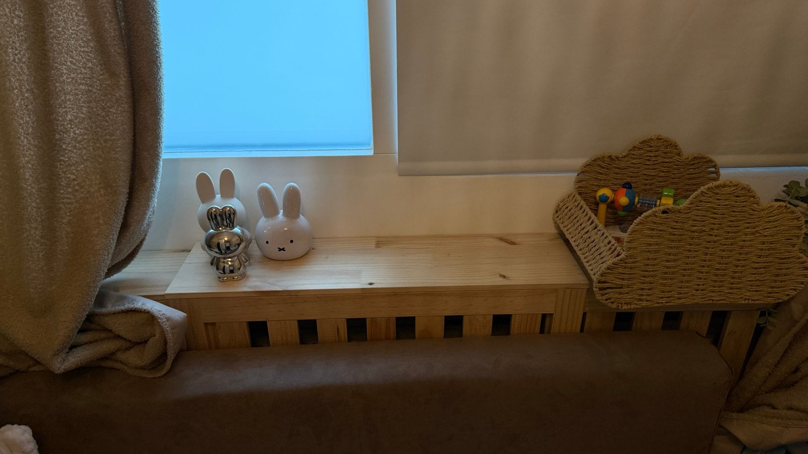 VidaXL Radiatorombouw Massief Grenenhout 210x21x85 cm, Doe-het-zelf en Verbouw, Verwarming en Radiatoren, Ophalen, Radiator, Nieuw