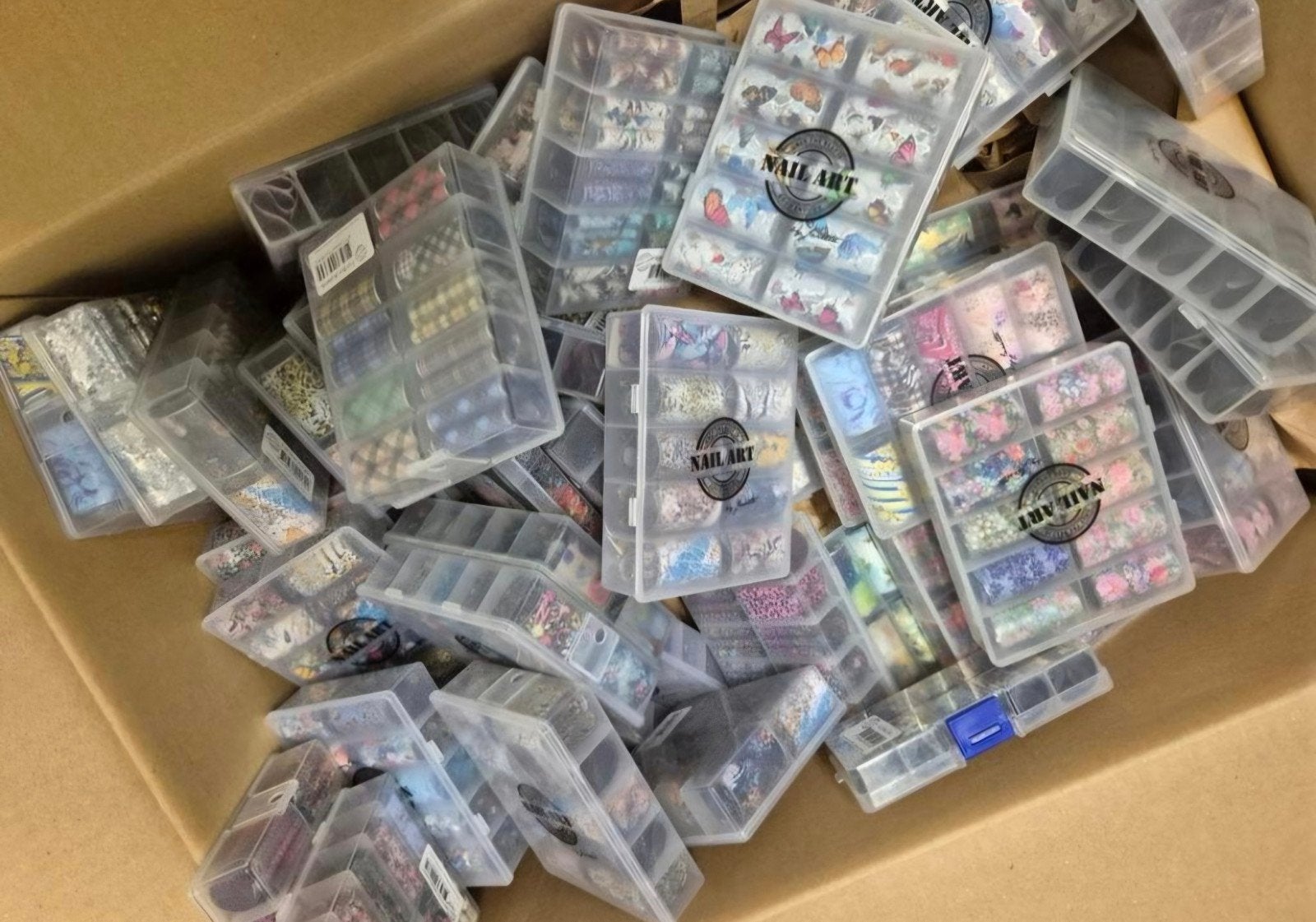 Nieuw 5x urban nails foil box, folies, nailart, Overige kleuren, Nieuw, Ophalen of Verzenden, Handen en Nagels