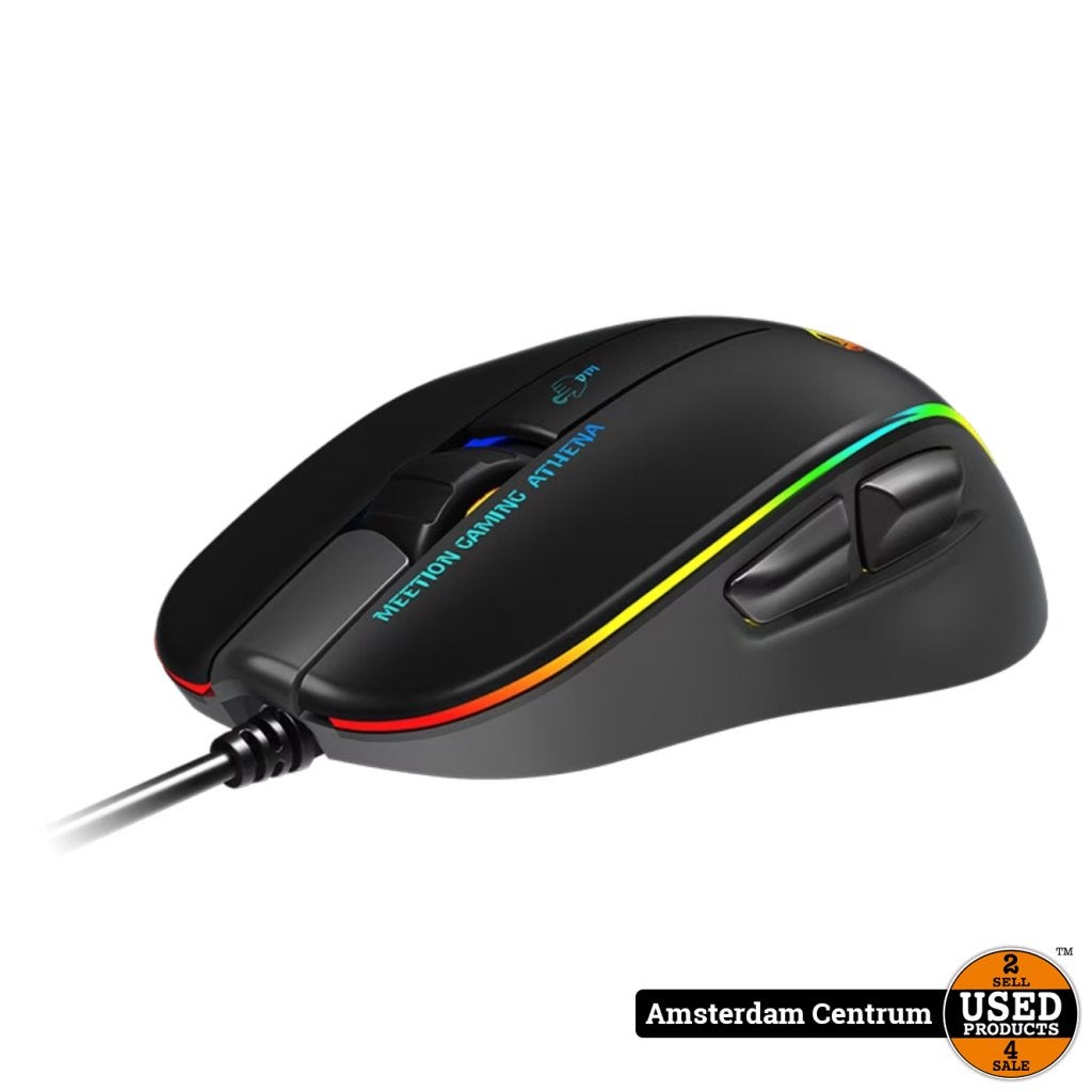 Meetion GM23_2023 RGB Gaming Mouse - Nieuw, Computers en Software, Flex Ltd., Nieuw, https://flex.com/contact-us, Nobelstraat 10, 5807 GA Oostrum LB, Limburg, Nederland
