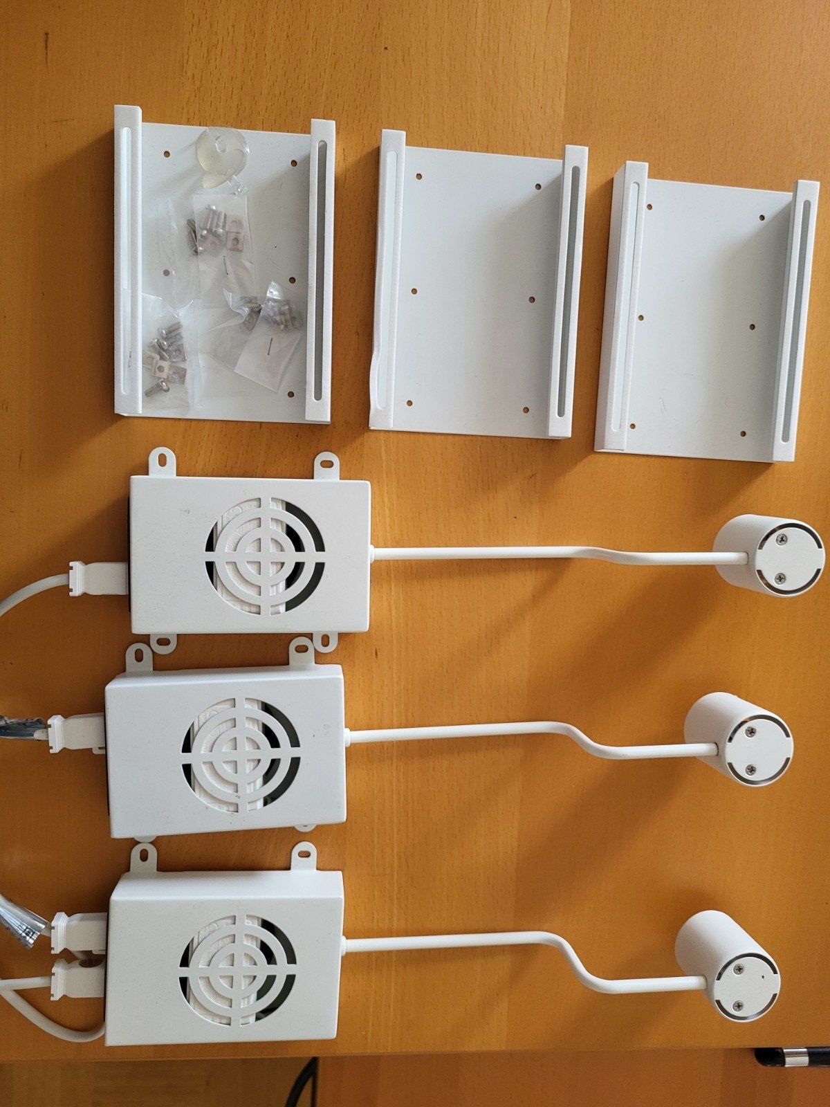IKEA GRUNDTAL Halogeenlampen (3 stuks) met transformator, Gebruikt, Overige fittingen, Ophalen of Verzenden, Warm wit