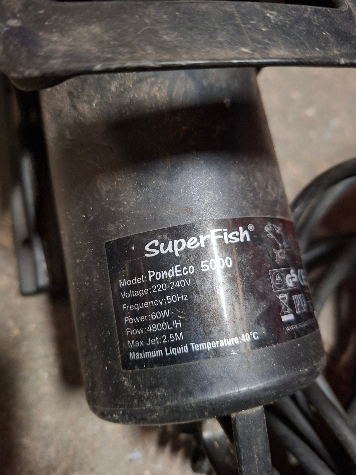 SuperFish PondEco 5000 Vijverpomp - Gebruikt, Ophalen of Verzenden