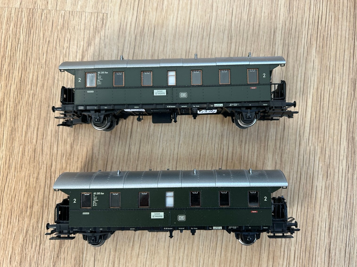 Märklin H0 DB personenrijtuigen 2e klas, Wisselstroom, Gebruikt, Wagon, Ophalen of Verzenden