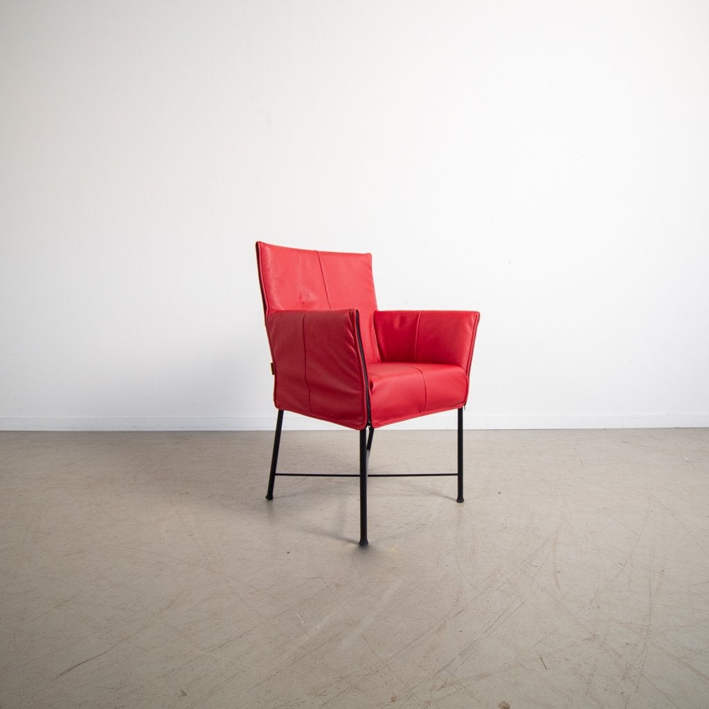 Montis Geraldine Fauteuil Rood Leer, Niet ingevuld, Nieuw, Niet ingevuld, Niet ingevuld